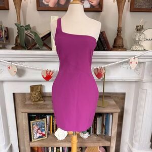 Likely Maisey Deep Orchid Asymmetric Dress